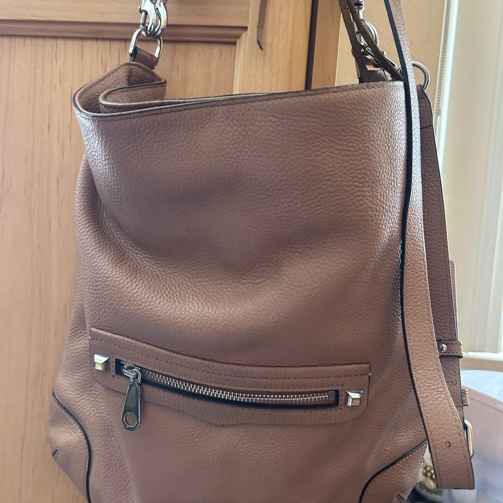Brown Leather Shoulder Bag